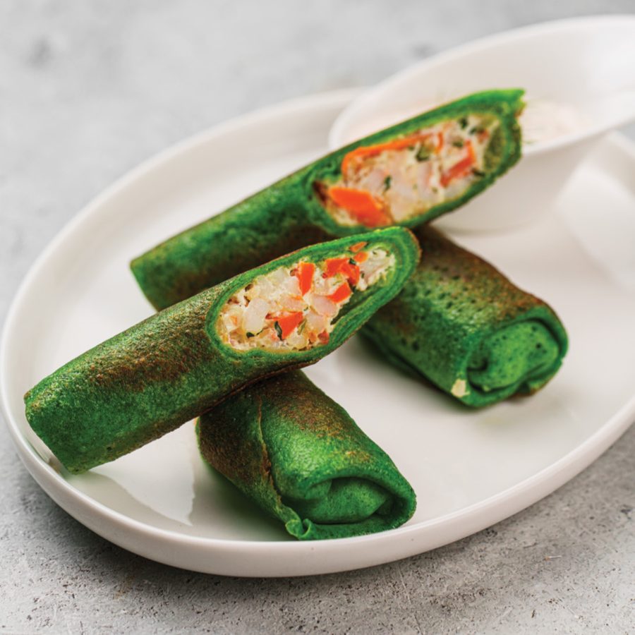 Նրբաբլիթ ծովախեցգետնով